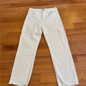 Just Black Denim White Jeans